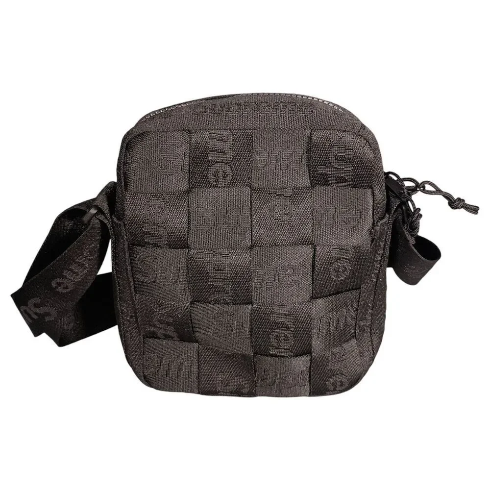 Supreme Woven Shoulder Bag Messenger SS23 Black